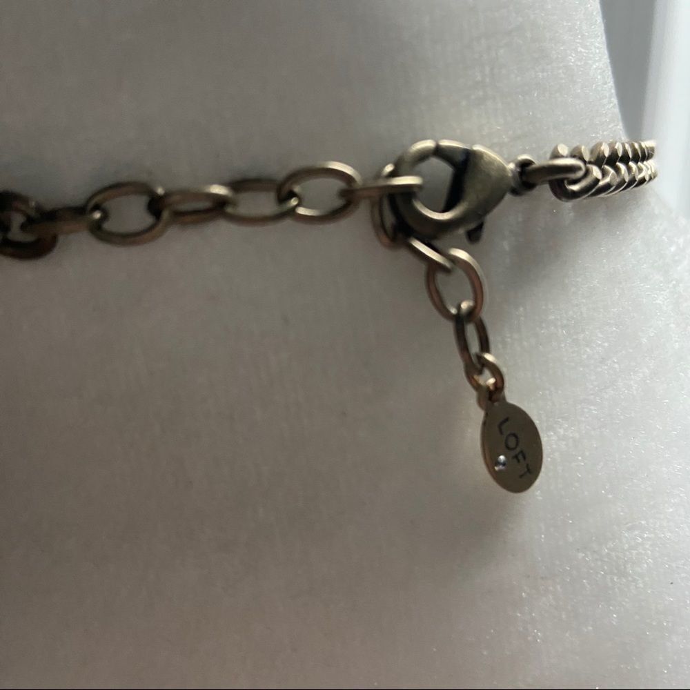 Loft double-strand jewel bib necklace - Picture 4 of 4